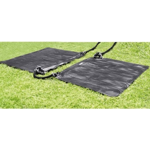 Intex Verwarmingsmat op zonne-energie 2 st 1,2x1,2 m PVC zwart 28685