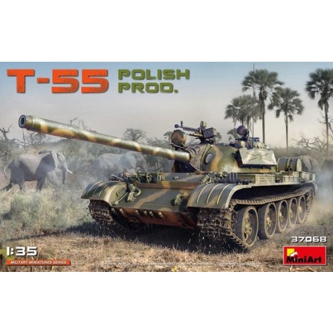 Miniart - T-55 Polish Prod. 1:35 - MIN37068 - modelbouwsets, hobbybouwspeelgoed voor kinderen, modelverf en accessoires