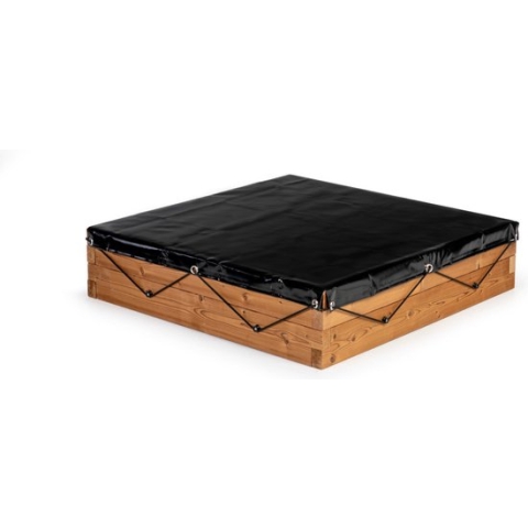 WITBOSCH - Zandbakhoes - Waterdicht zeil - 121 x 121 cm - 650 gr/m²