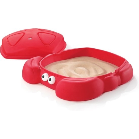 Step2 Crabbie Zandbak - Met Deksel en Bankjes - Zandbak krab van plastic / kunststof met schelp deksel - Twee voorgevormde zitbankjes
