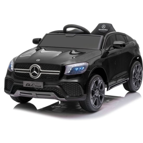 Mercedes Benz GLC 63 AMG (Zwart), 12 volt Kinder Accu Auto + afstandsbediening