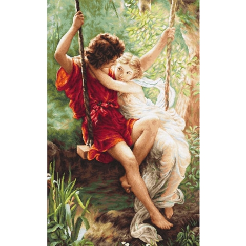 The Spring of Lovers - borduurpakket met telpatroon - Luca-s - b415