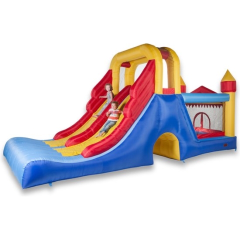 Avyna Springkussen Double Mega Slide 4-1 - Happy Bounce