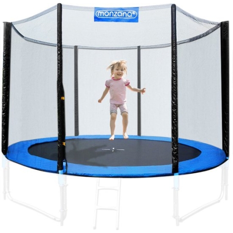 Monzana Veiligheidsnet Trampoline - voor 6 bevestigingspalen - Ø366cm