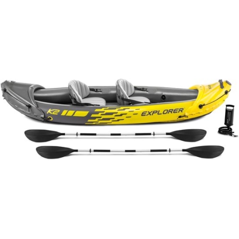 Intex Explorer K2 Kayak - Opblaasboot - 2-Persoons - 312 x 91 x 51 cm