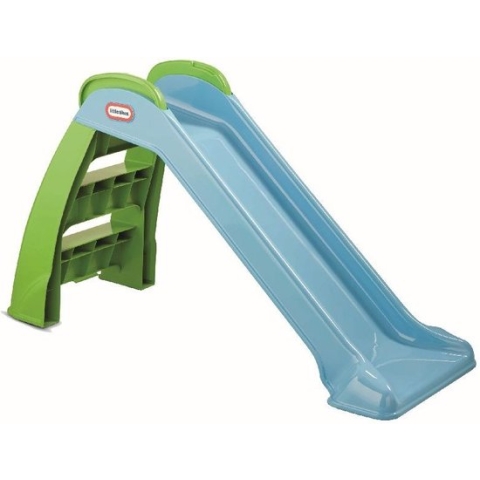 Little Tikes Junior Glijbaan 122x49x70 cm Blauw/Groen