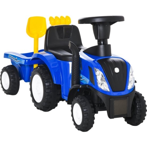 HOMCOM Schuifwagen met aanhanger en toebehoren 370-173