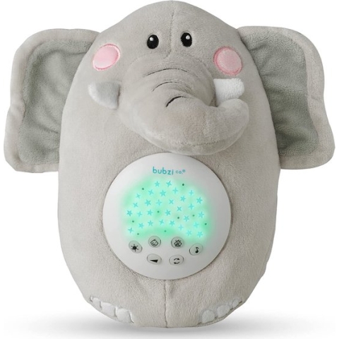 Huil Geactiveerde Sensor Baby Speelgoed Olifant Wit Ruis Muziekdoos - Peuter Slaaphulp Nachtlicht - Unieke Baby Meisje Cadeaus & Baby Jongen Cadeaus - Draagbare Baby Muziekdoosjes - Nieuw Baby Cadeau - Genderneutraal