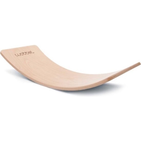 Wobbel Starter Zonder vilt - Houten balance board van 70 centimeter - Geschikt voor 0 tot 3 jaar