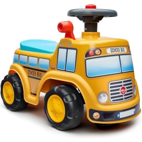 FALK - Schoolbusdrager - stoel die open kan en stuurwiel met claxon