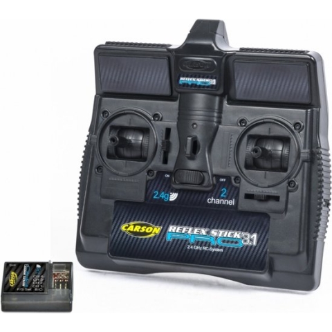 Carson Modellsport Reflex Stick Pro 3.1 RC handzender 2,4 GHz Aantal kanalen: 2 Incl. ontvanger