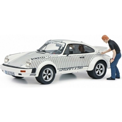 Porsche 911 Coupe with Walter Rohrl Figurine