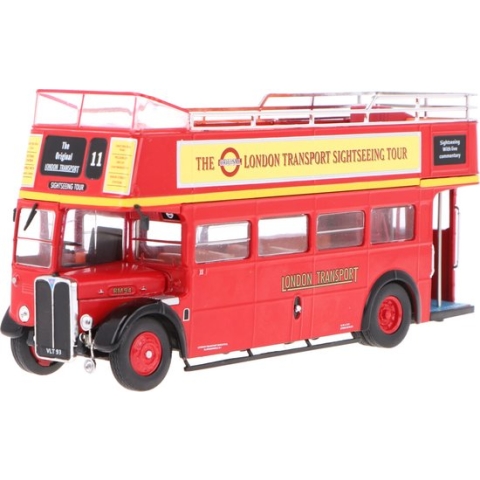 AEC Regent RT London Double-decker bus Open Top Ixo 1:43 1950 BUS018