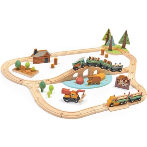 Tender Leaf Toys - Houten Treinbaan Wild Pines