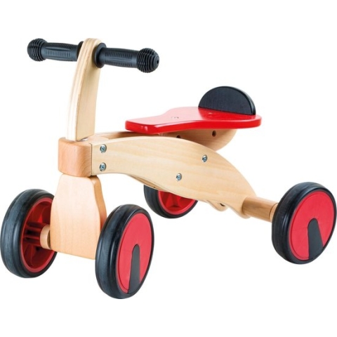 Small Foot Loopfiets Rode Racer  vanaf 1 jaar - 50 x 34 x 38 cm en zithoogte 24 cm