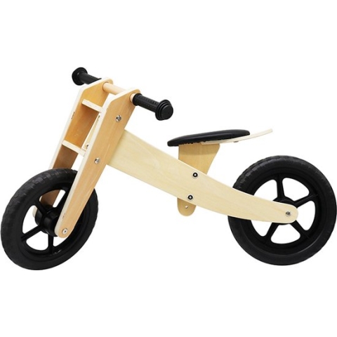 Houten Loopfiets - Jongens en Meisjes - Houtkleur v.a. 2 jaar