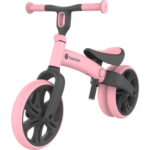 Yvolution loopfiets Yvelo jr Roze