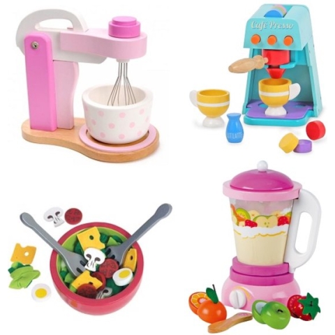 Mentari Keukenmachine set met espresso-mixer-blender en salade kom u krijgt 4 assorti geleverd.