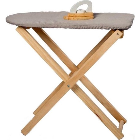 Mamamemo - Houten Strijkplank met Stijkijzer - Houten speelgoed
