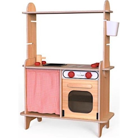 Mamatoyz Speelgoedkeuken Junior - 70 X 100 CM - Hout Naturel