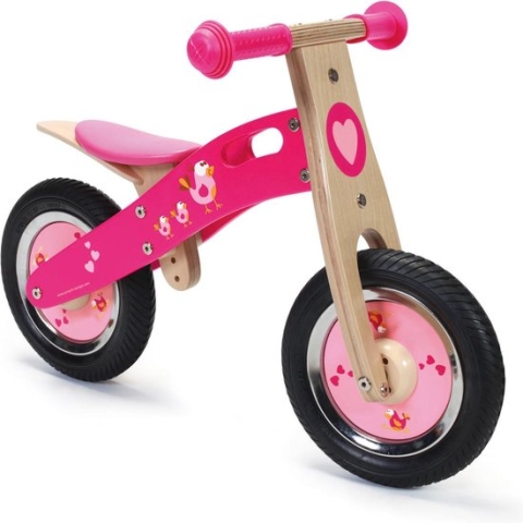 Scratch Move-It Houten Loopfiets - Love Birds