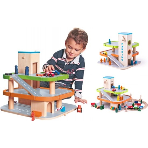 Woody garage hout met lift