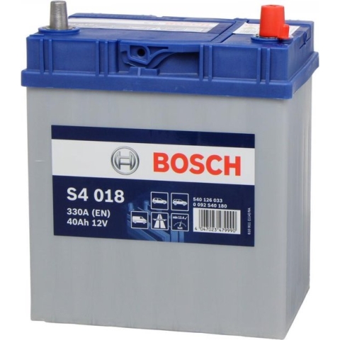 BOSCH | Accu - 12V 40Ah | S4018 - 0 092 S40 180 | Auto Start Accu