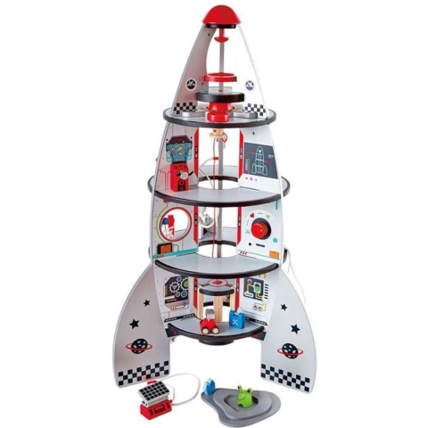 Hape Houten Ruimte Raket 4 Verdiepingen
