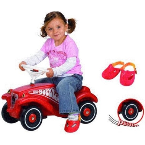 Big Bobby Car met Fluisterwielen & Schoen Beschermers 1-5 jaar