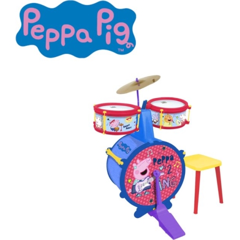 Peppa Pig Speelgoed - Drumstel - Kinder Muziekinstrument - Trommel - Peppa Pig - Muziek -