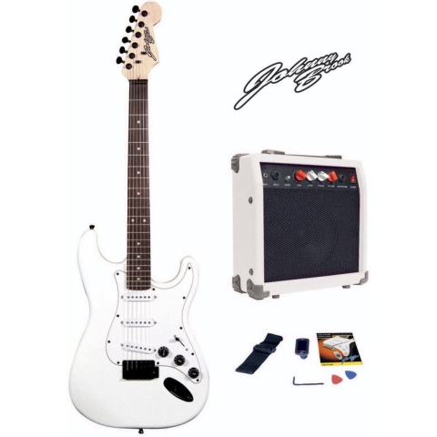 Elektrische gitaar set met 20W versterker - Wit