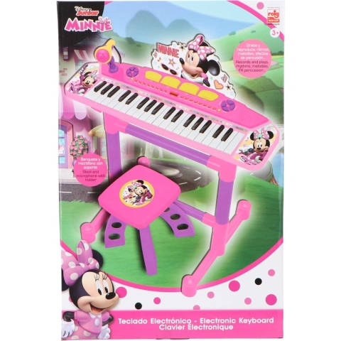 Minnie Mouse Elektronische Keyboard met Zitje