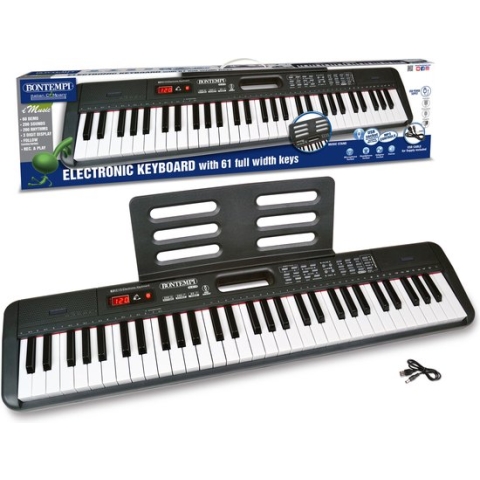 Bontempi Digital Keyboard with 61 full width keys
