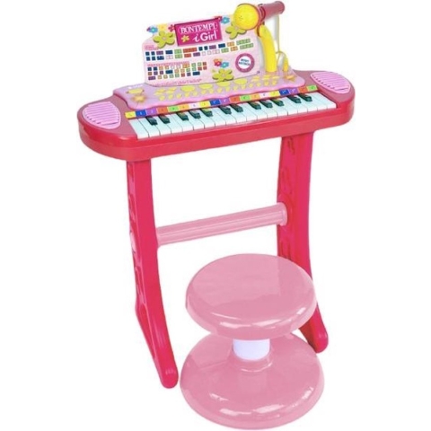 Bontempi Keyboard Elektronisch Junior 45 X 48 Cm Roze