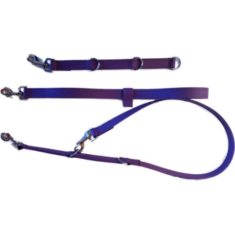 Trimlus - Trim set - 3 stuks - Voor honden - Paars - Biothane - Waterafstotend - Trimsalon - Trimtafel - Trimmen -Trimset
