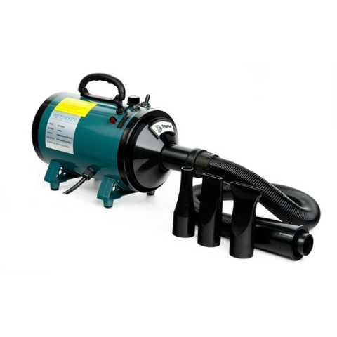 Xatory - Waterblazer - Waterblazer hond - Waterblazer voor honden - Professionele hondenföhn - Waterblazer voor honden - 2400 watt - Stil - Trimsalon - Hondenföhn - Hondenharen verwijderen - Doodle