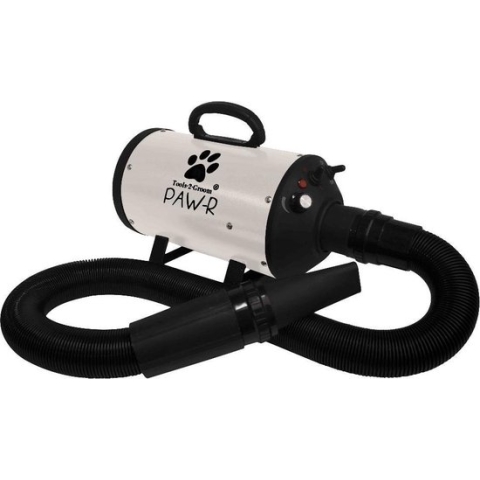 Waterblazer Paw-R Wit, volledig regelbaar. Onmisbaar voor de vachtverzorging van uw hond