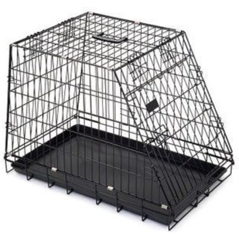 Topmast Hondenbench - Autobench - Met Schuine Zijde - 76 x 54 x 62 cm - Incl. Kunststof Lade