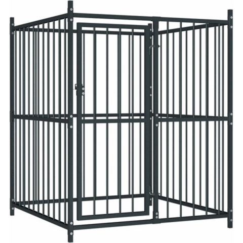 vidaXL-Hondenkennel-voor-buiten-120x120x150-cm
