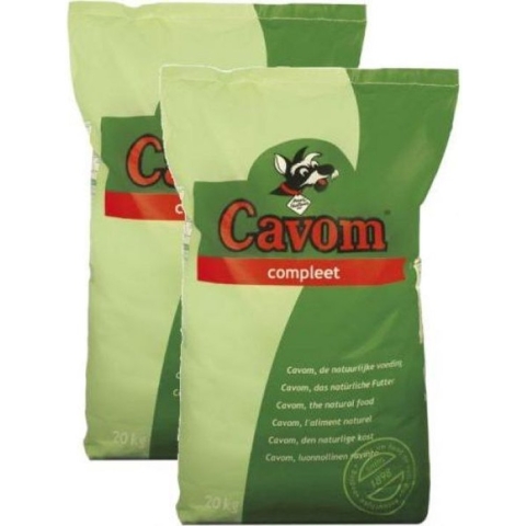 Cavom Compleet - Hondenbrokken - Geperst - 2 x 20 kg