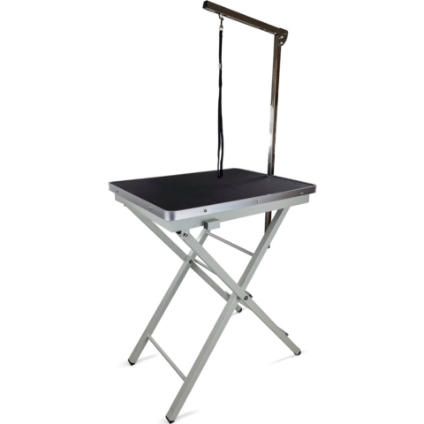 Trimtafel Showtime - Ringside - Honden Showtafel Trimtafels Voor Hond en Puppy - Met Trimarm en Trimlus - Inklapbaar - Zwart - 60 x 45 x 82 CM