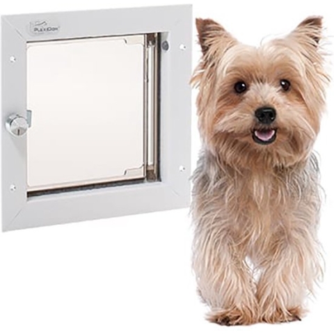 plexidor hondenluik small wit