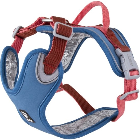 Hurtta Weekend Warrior Harness Warmer - Hondenharnas - Eco Bilberry Mix - Borstomvang: 40-45 cm