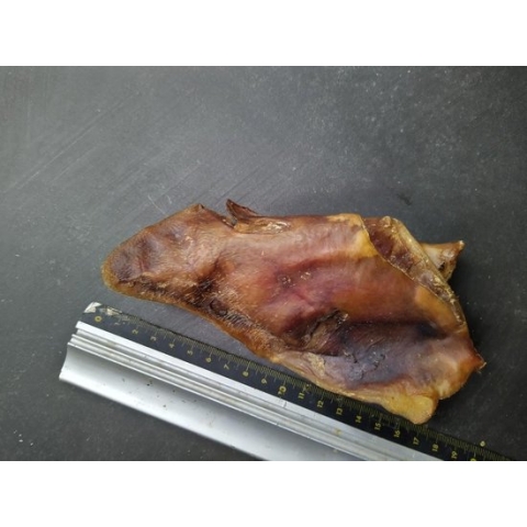 varkensoren varken oor (45gr per stuk) 100 stuks van de snackmeester 100% natuurlijk natural naturel gedroogd dried