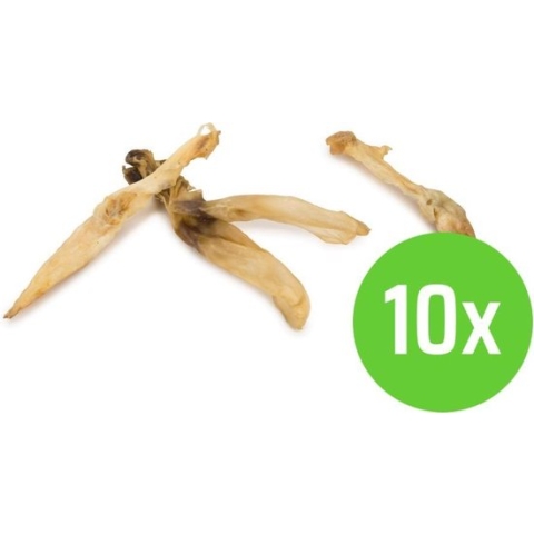 Beeztees Konijnenoren - Volumevoordeel - hondensnack - ca 25 stuks - 10 zakken