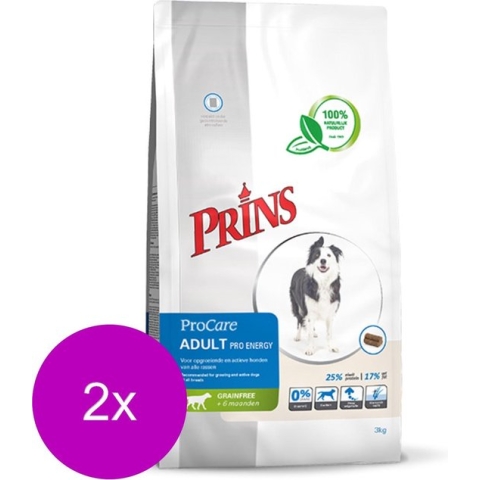 Prins Procare Adult Pro Energy - Hondenvoer - 2 x 12 kg Graanvrij