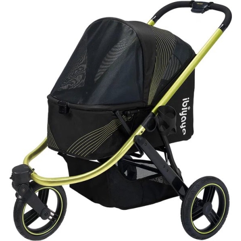 Ibiyaya The Beast - Jogging Hondenbuggy - Jet Black