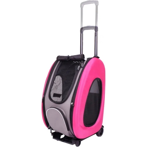Ibiyaya 4 in 1 Carrier/Trolley - Roze