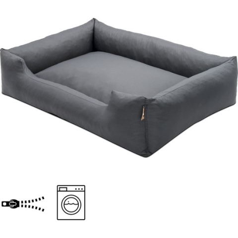 Hondenmand Cordura XXXL – Donkergrijs - 125 x 90 x 24 cm