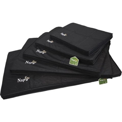 NapZZZ Benchkussen Waterproof Zwart Maat XXL: 120 x 74 x 5 cm